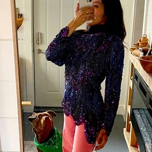 Vintage A Symmetrical Statement Blouse